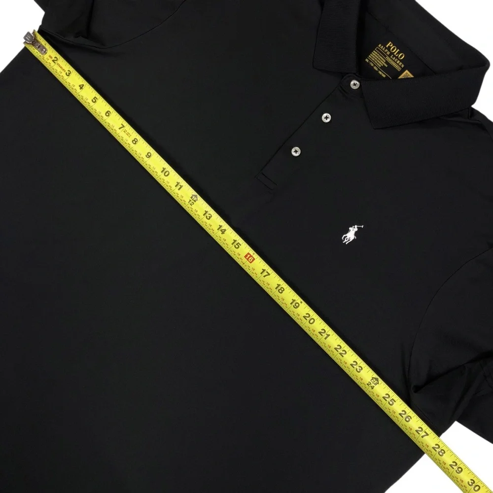 Polo Ralph Lauren Performance Short Sleeve Polo Shirt Men's Size XXL Black